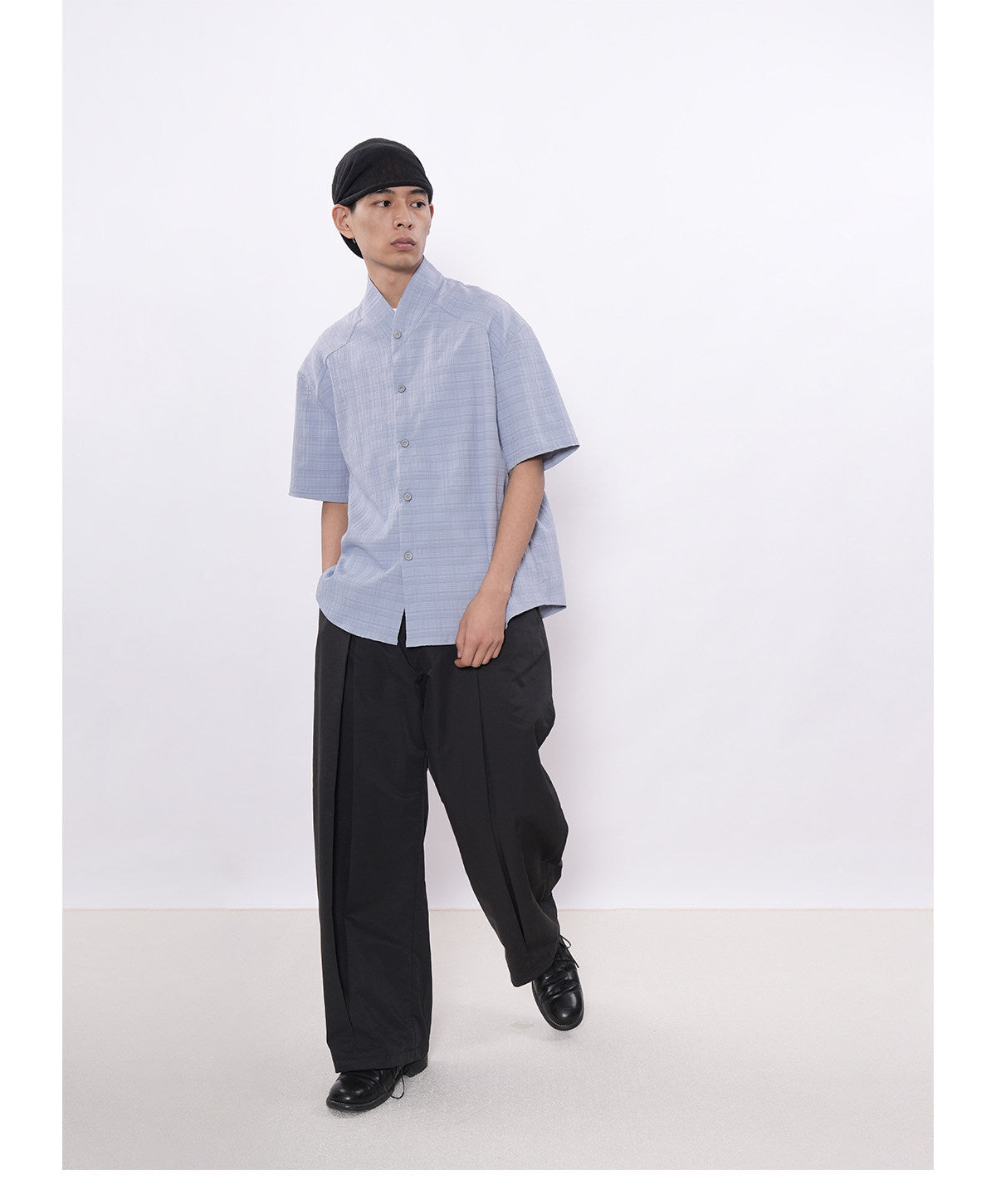Stand-up Collar Shirt