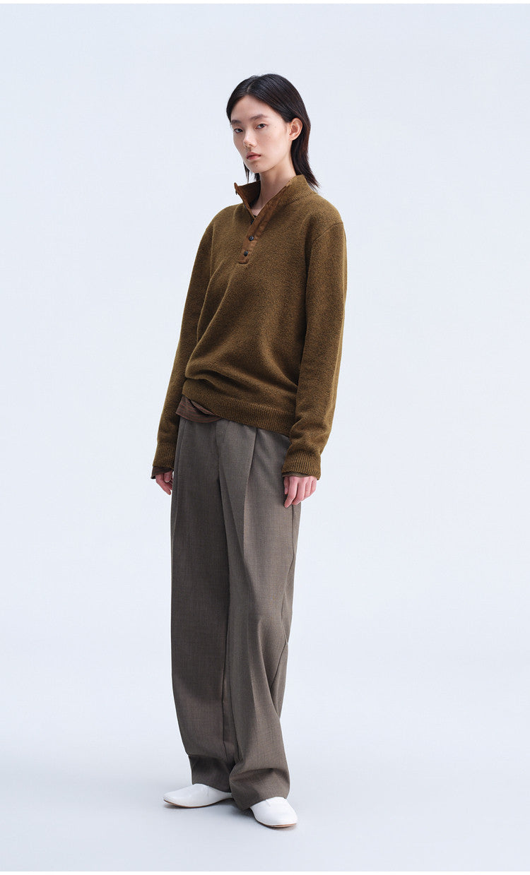 Button-Down Knit