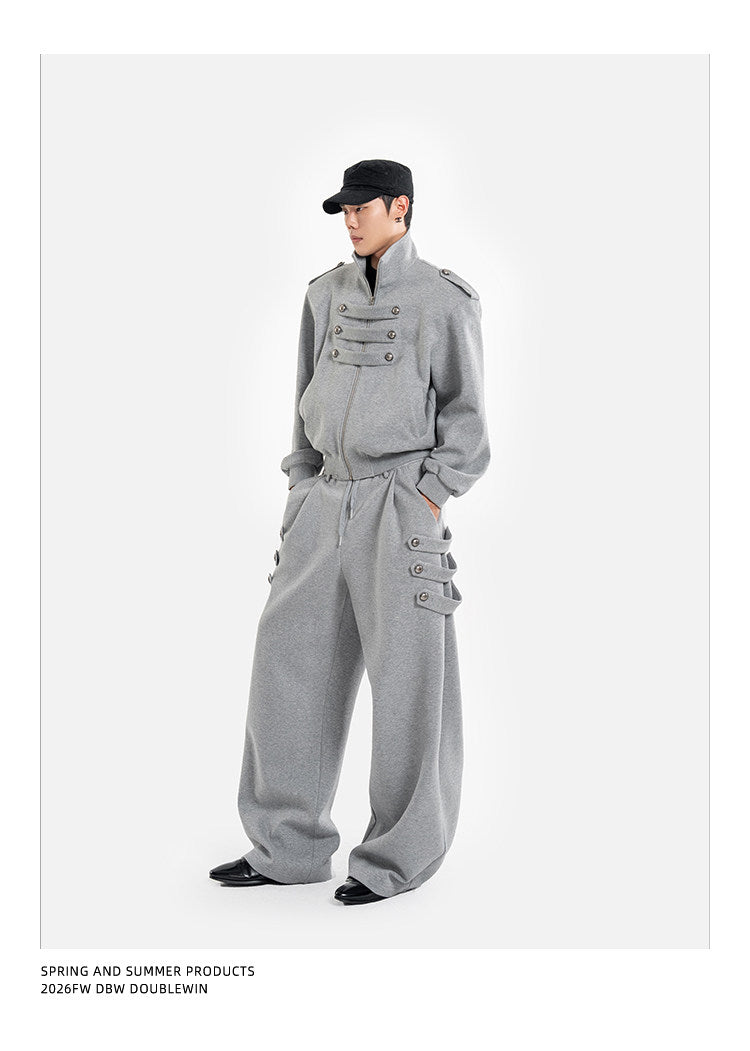 Short-Sleeve Sweatshirt Set