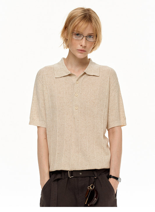 High-Quality Knit Polo Shirt