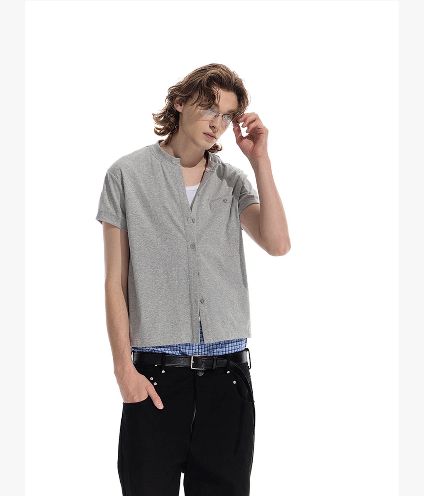 Straight Shoulder Cardigan