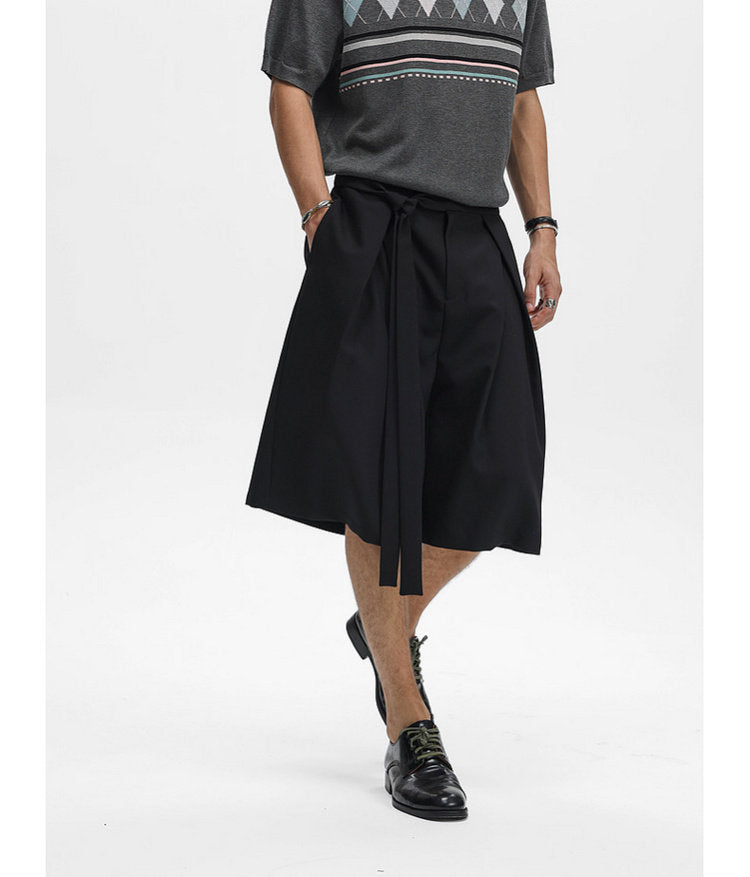 3D-Shirred Shorts