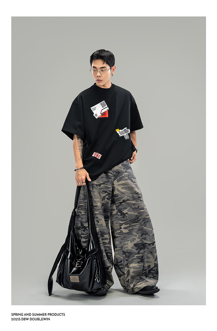 Trendy Round Neck T-Shirt