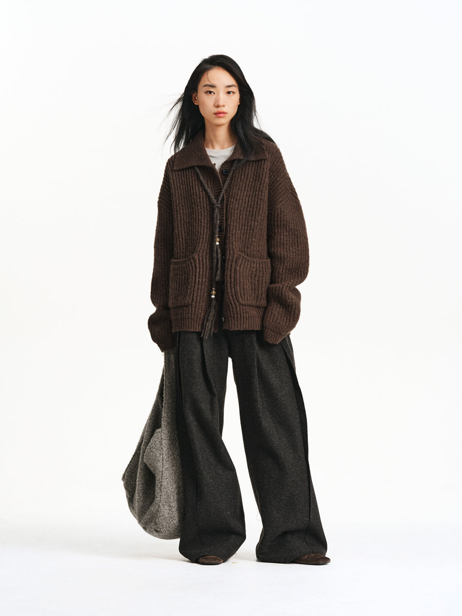 Collar Knit Cardigan