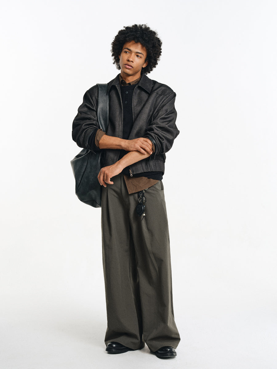 Short-length padded jacket