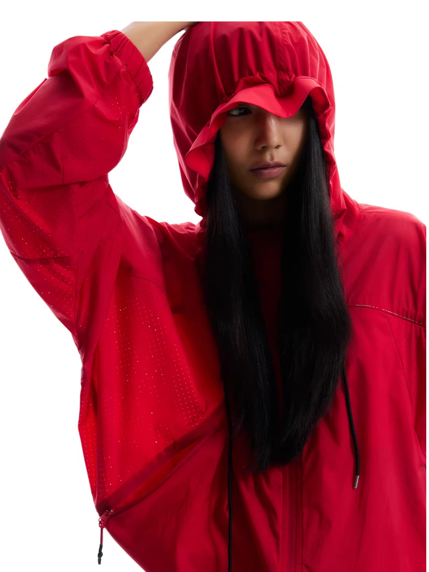 Oversized Hooded Sun Protection Jacket