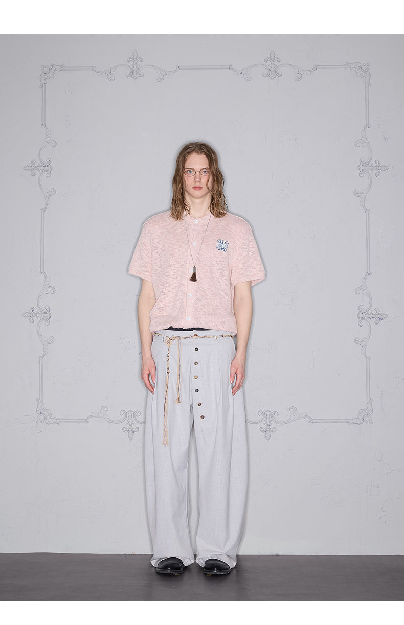 Pleated Casual Pants