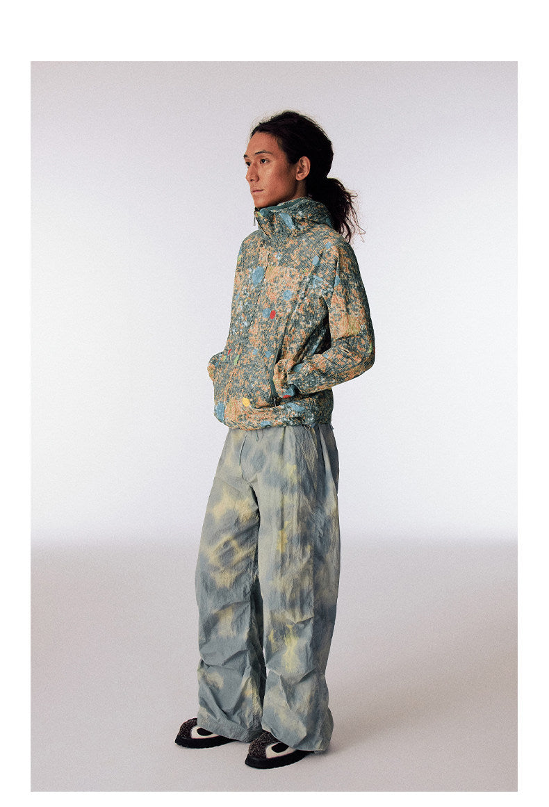 Bionic Surface Check Pattern Jacket