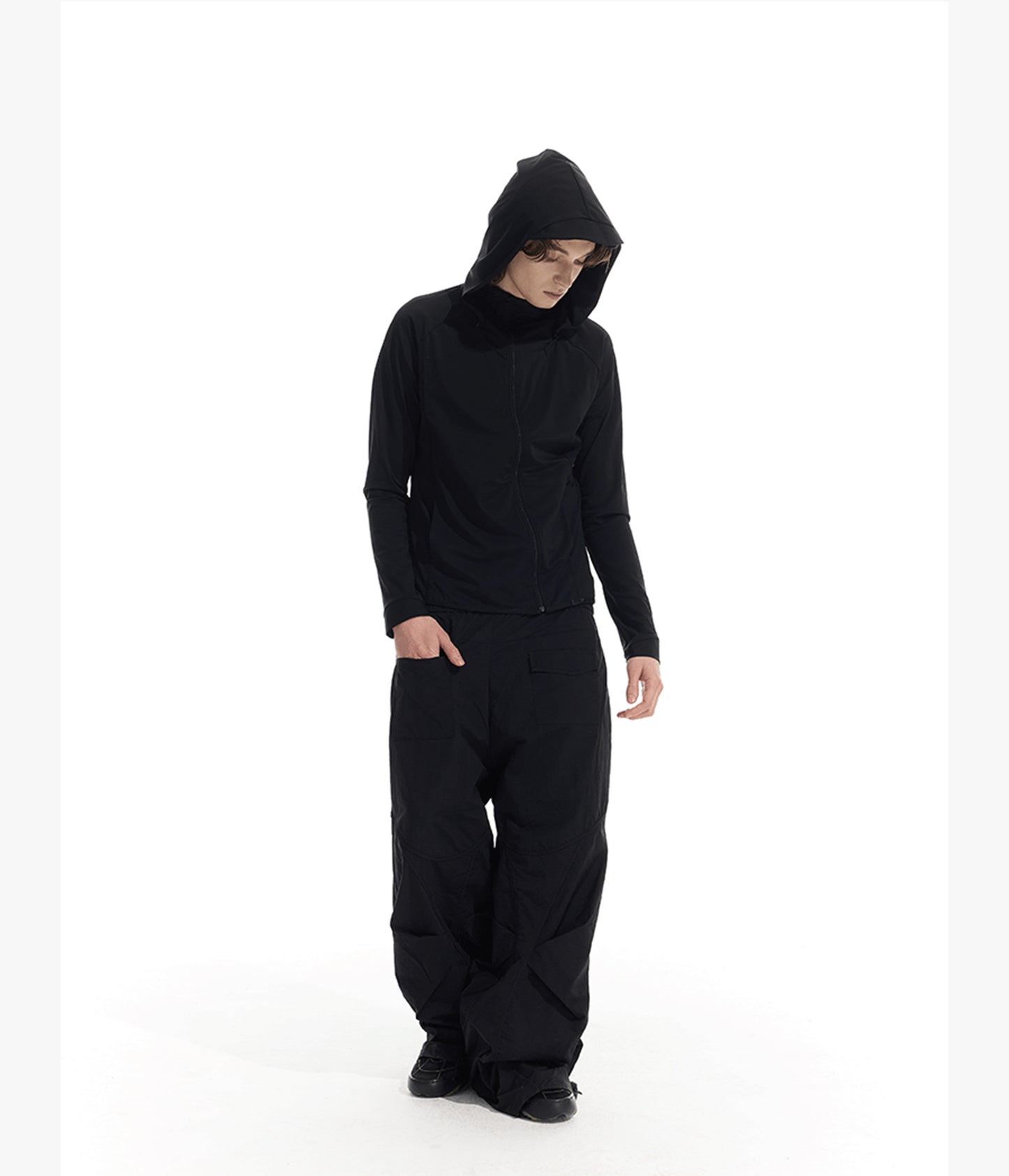 Jacket with removable hood