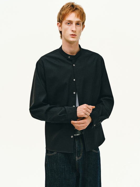Linen blend shirt