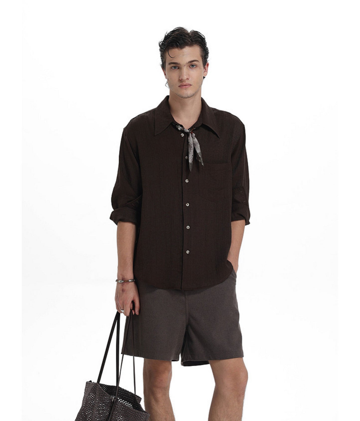 Relaxed Linen-Lyocell Blend Shirt