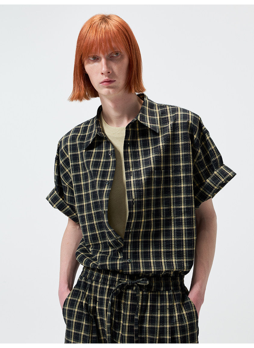 Pocket Checkered Shirt