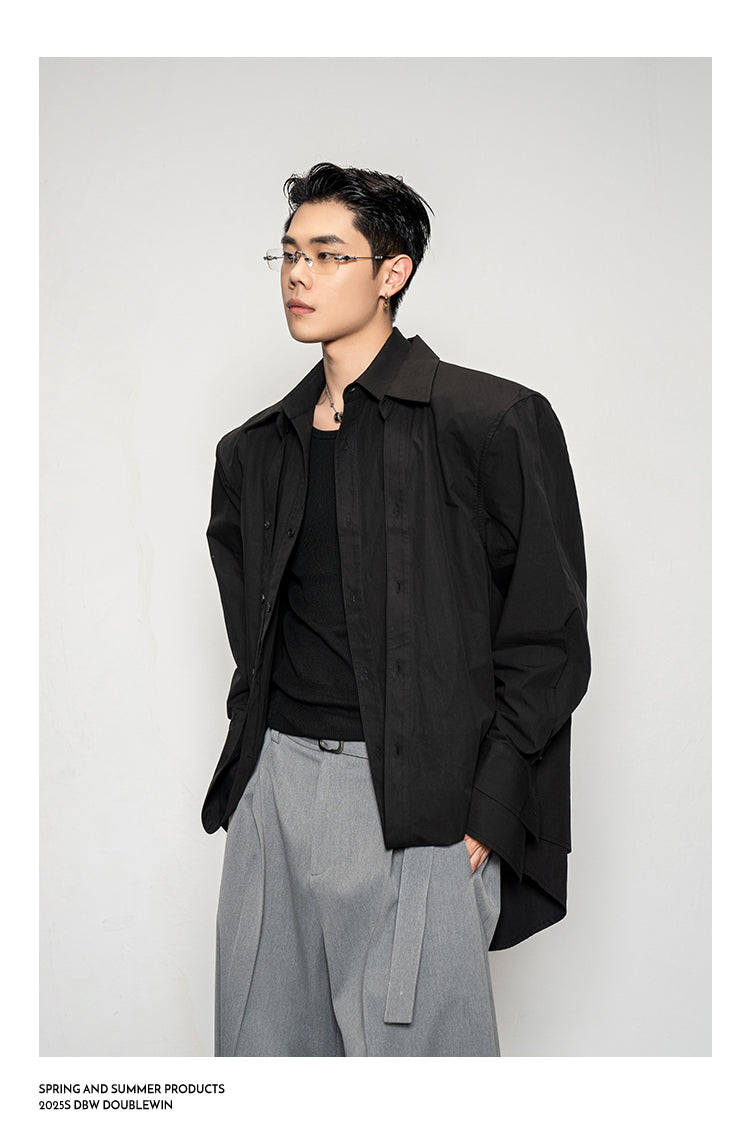 Fake Two-Piece Shirt