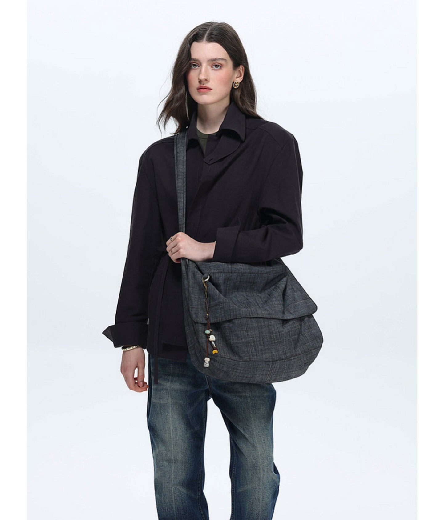 Maxi Flap Shoulder Bag