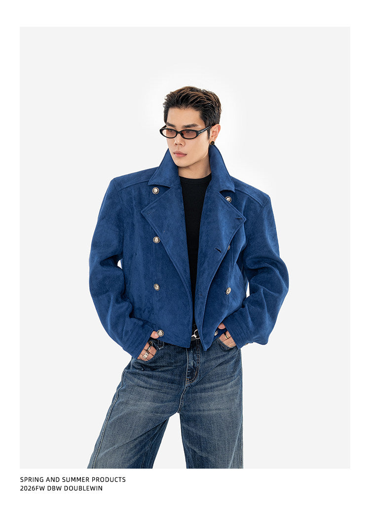 Matte Suede Short Jacket
