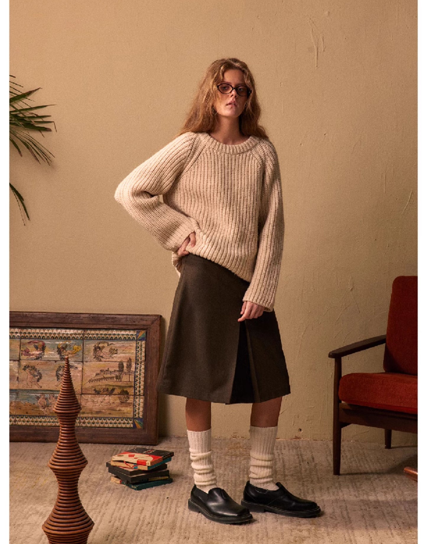 Unisex Loose Raglan Sweater