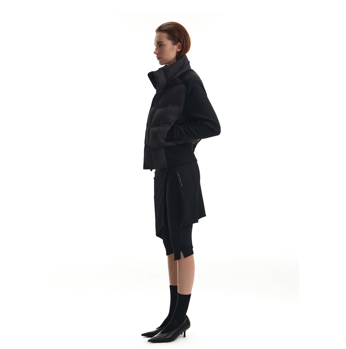 Down Jacket with Detachable Hood