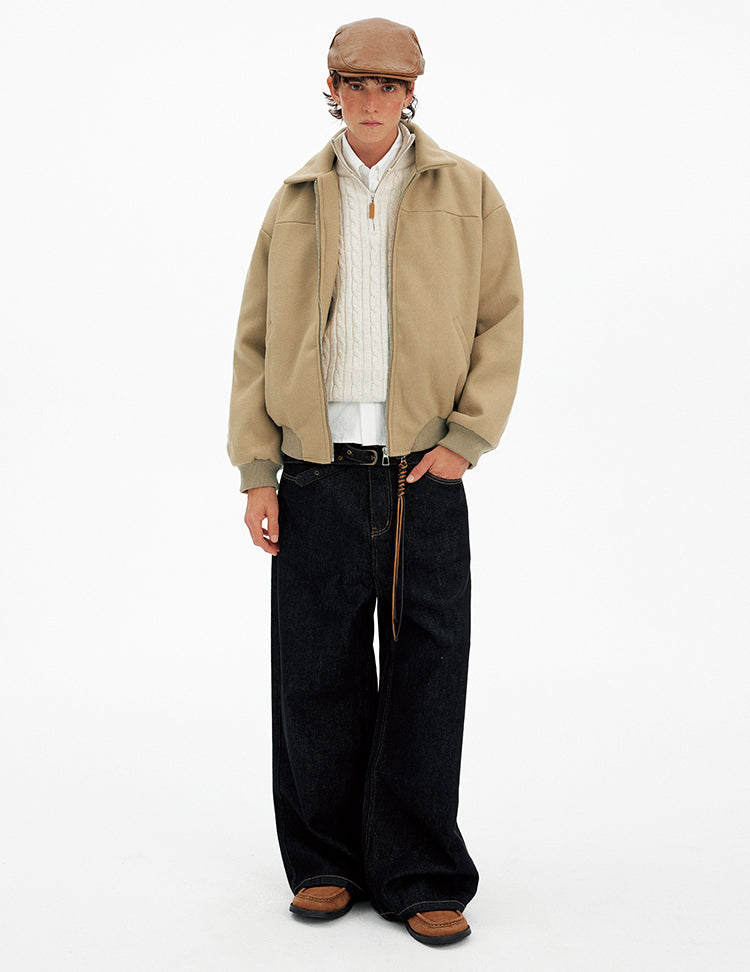 High-End Style Stand Collar Coat