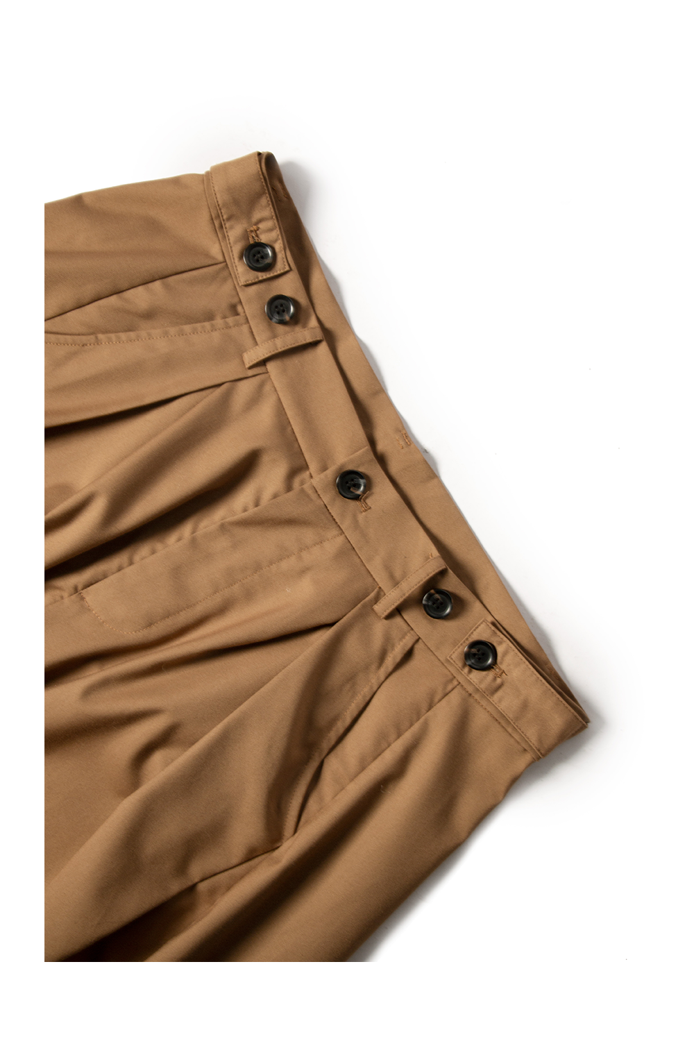 Loose-fitting scimitar silhouette Casual pants