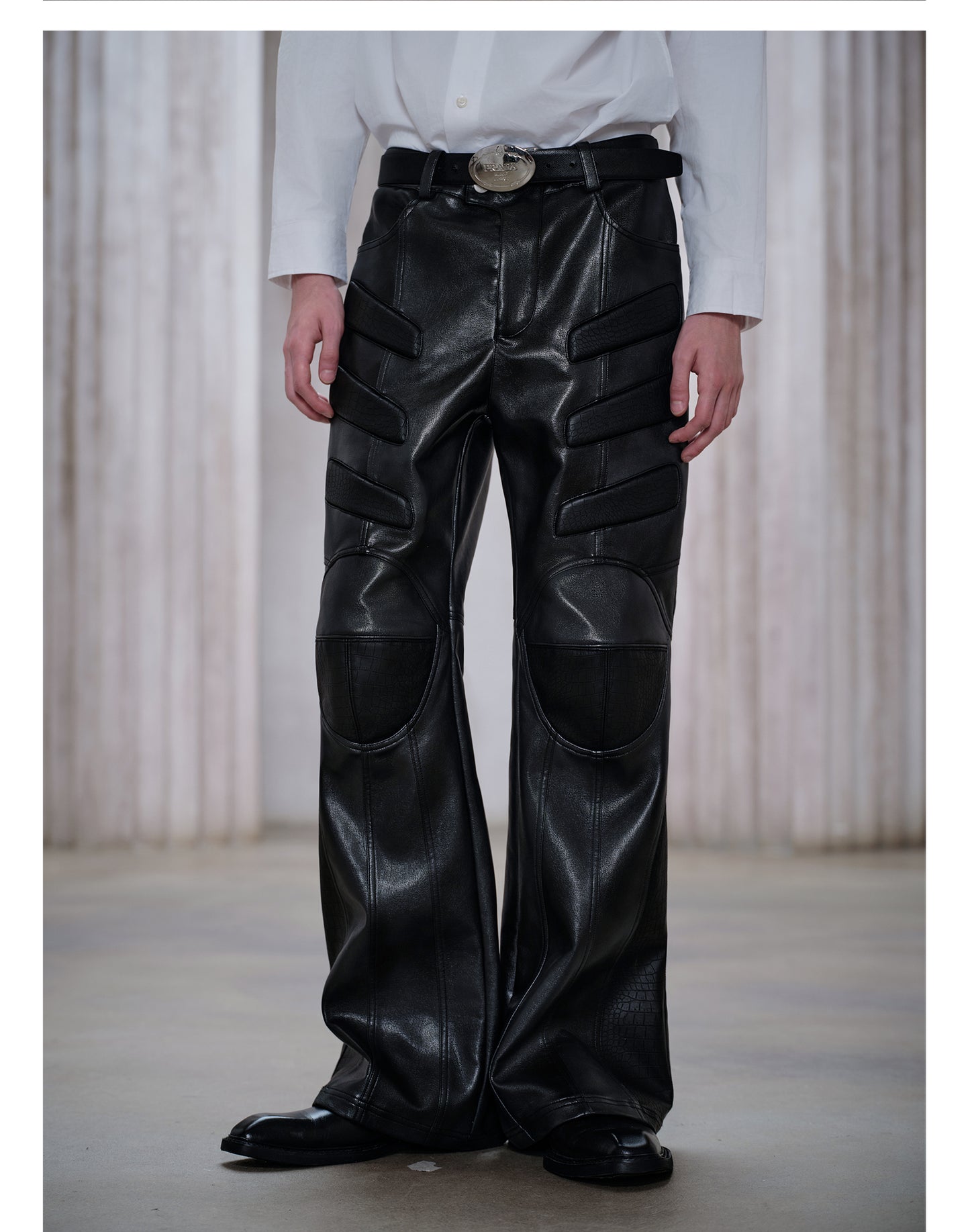 Motorcycle Rider Leather Pants