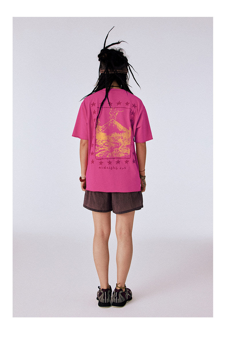 刺繍マウンテンTシャツ