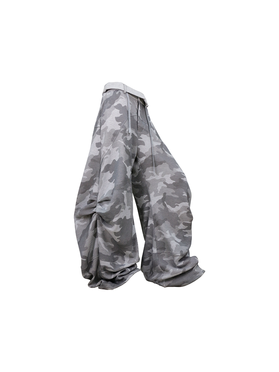 Ruffled Balloon Sweatpants