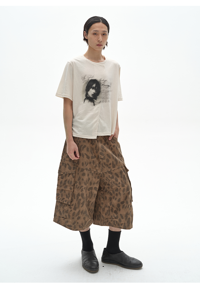 Distressed Print T-Shirt