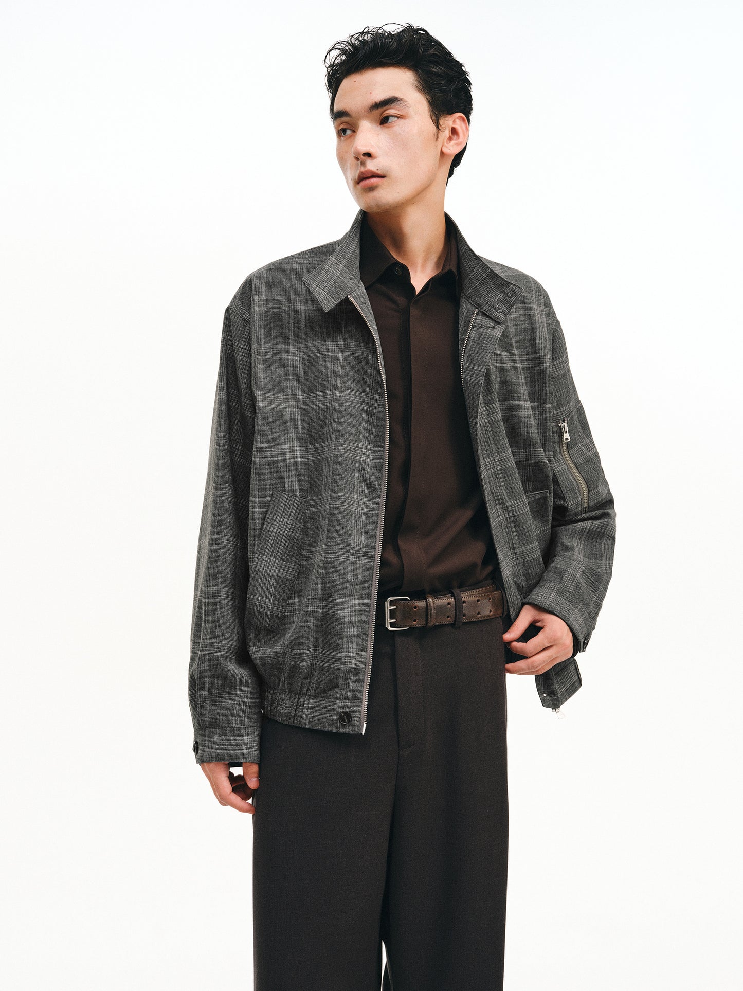 Wool Harrington Jacket