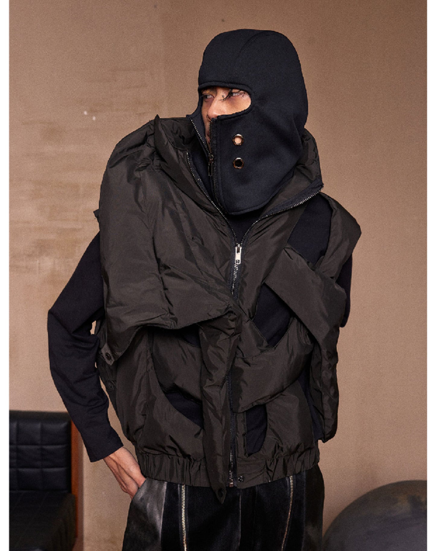 Original design dark knit hat