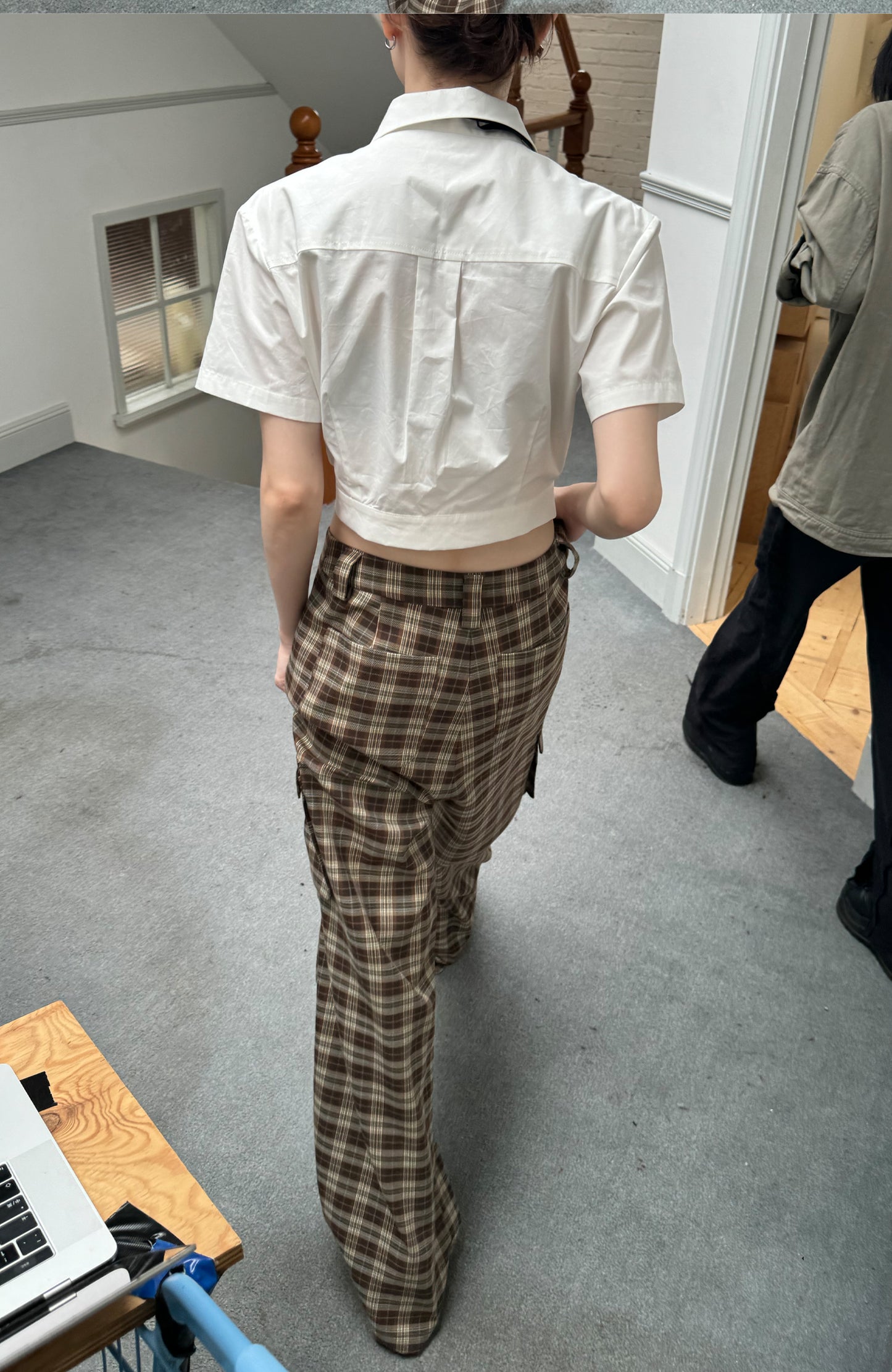 Casual plaid pants