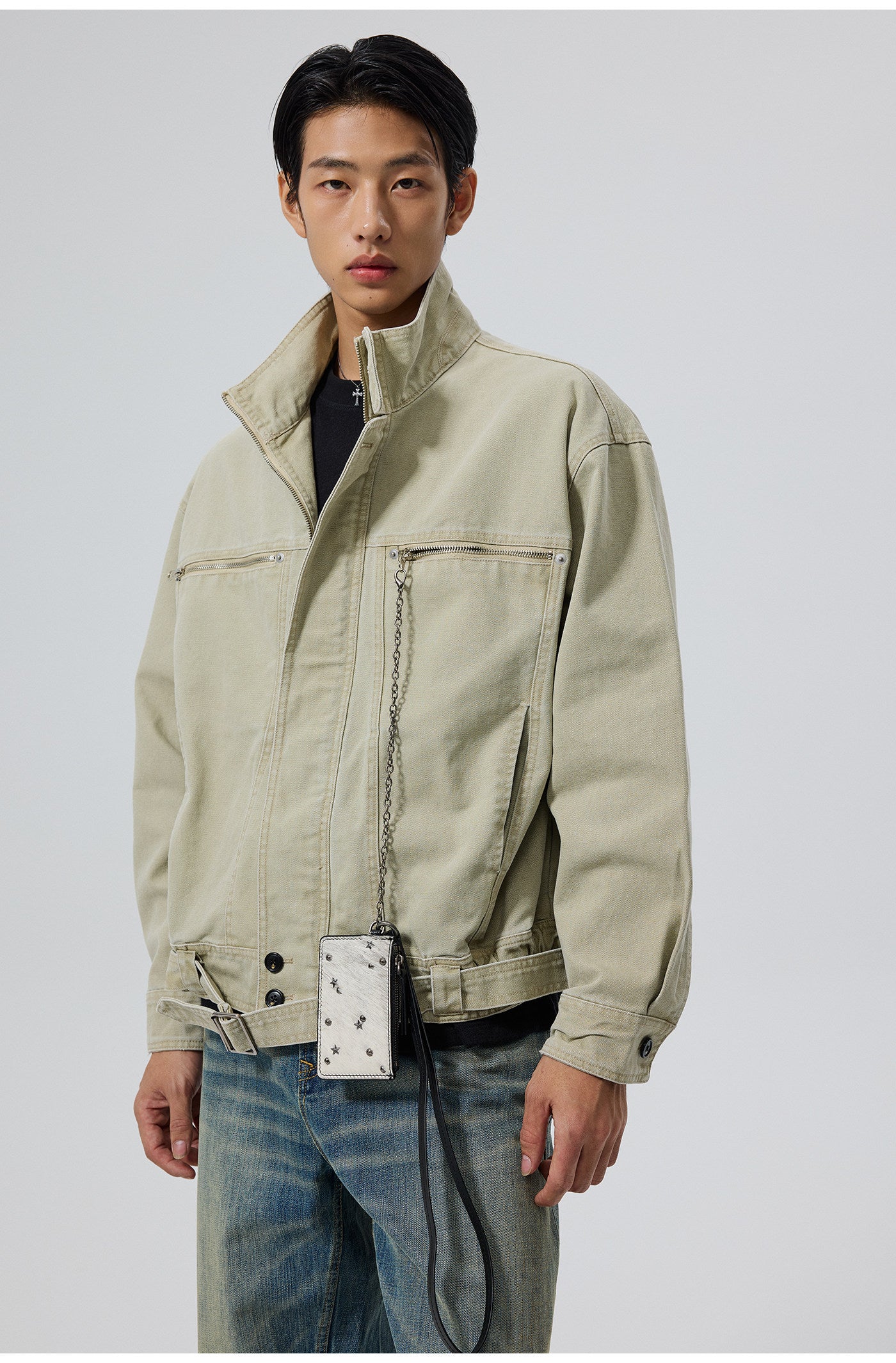 Stand Collar Harrington Jacket