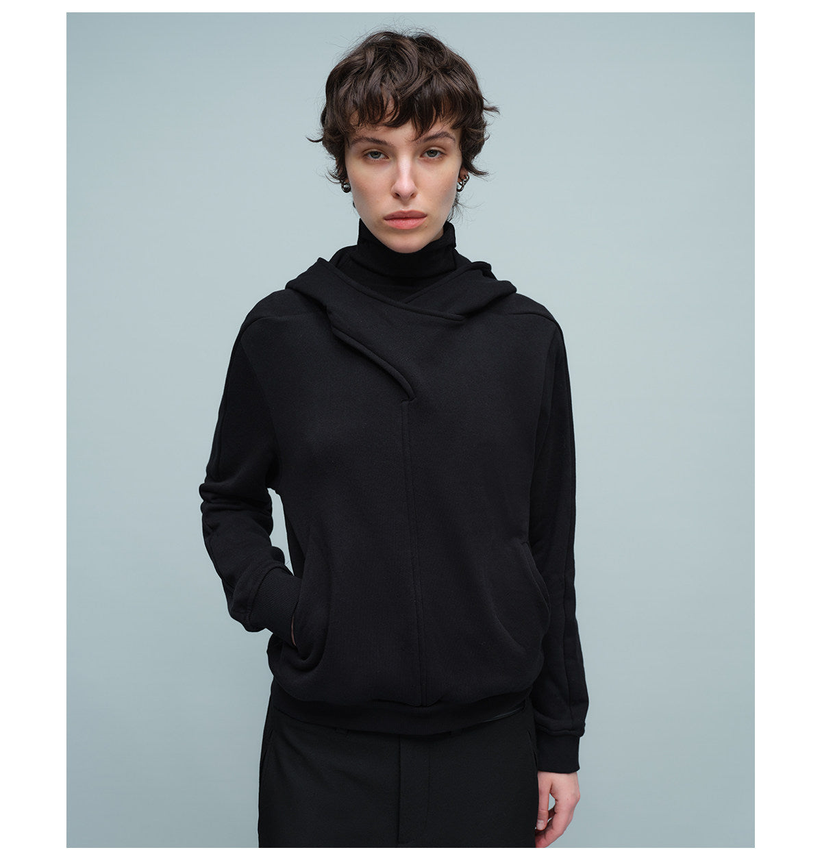 Deconstructed Hooded Sweatshirt