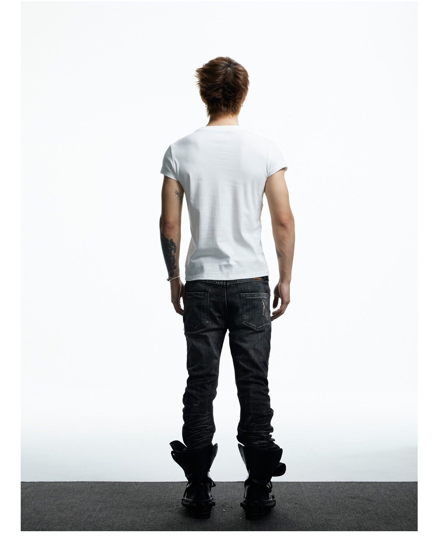 Skeleton Print  Slim-Fit T-Shirt