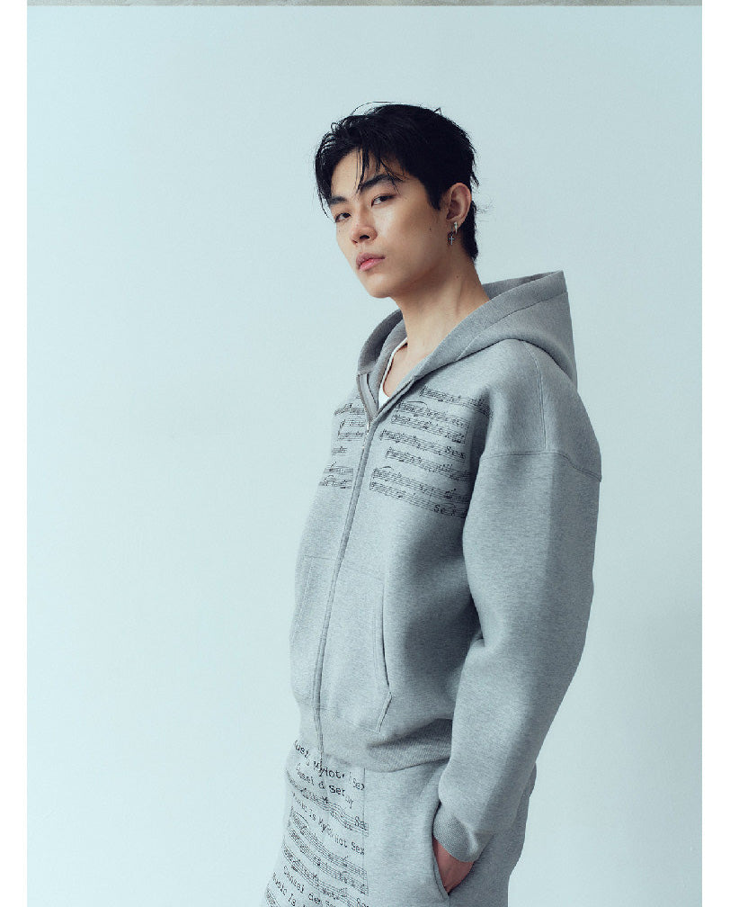 Loose Fit Air Layer Sweatshirt Set