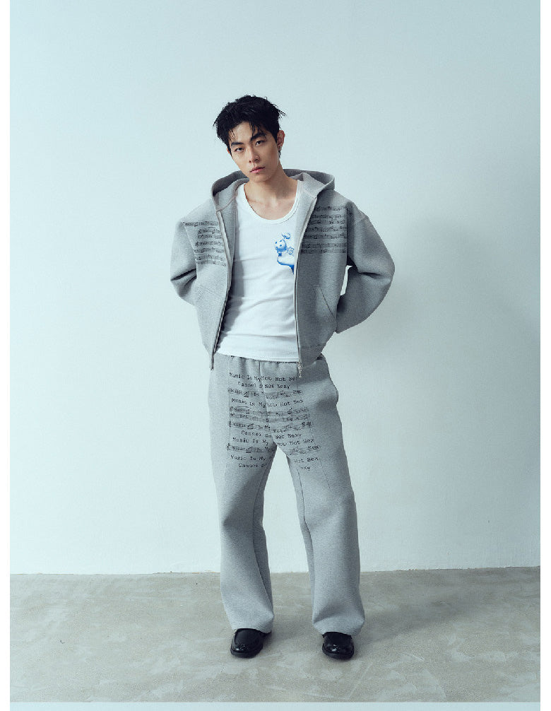 Loose Fit Air Layer Sweatshirt Set