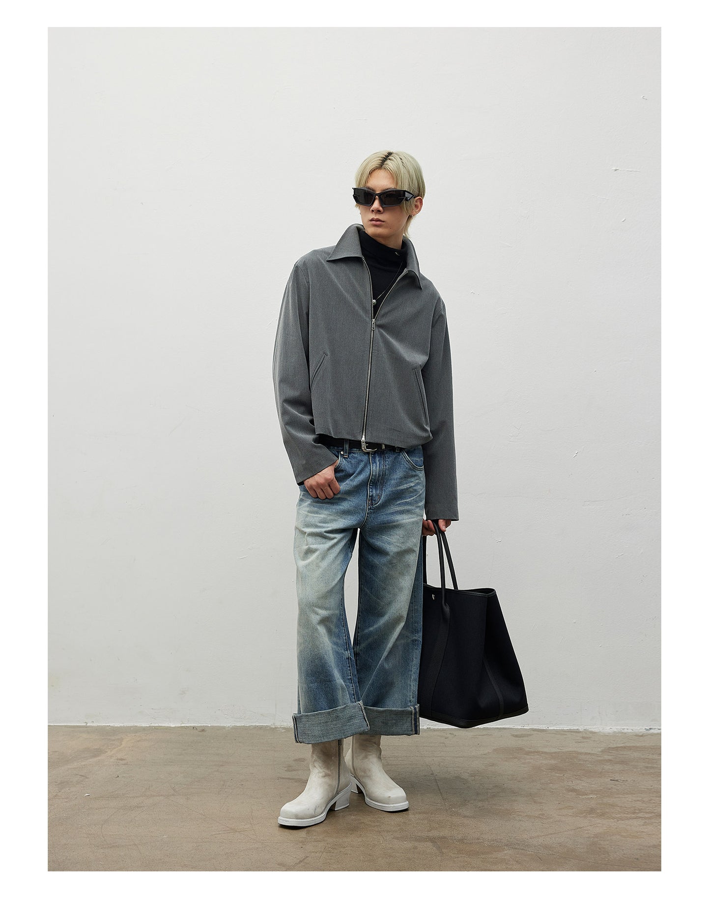 Short Wide Sleeve Jacket