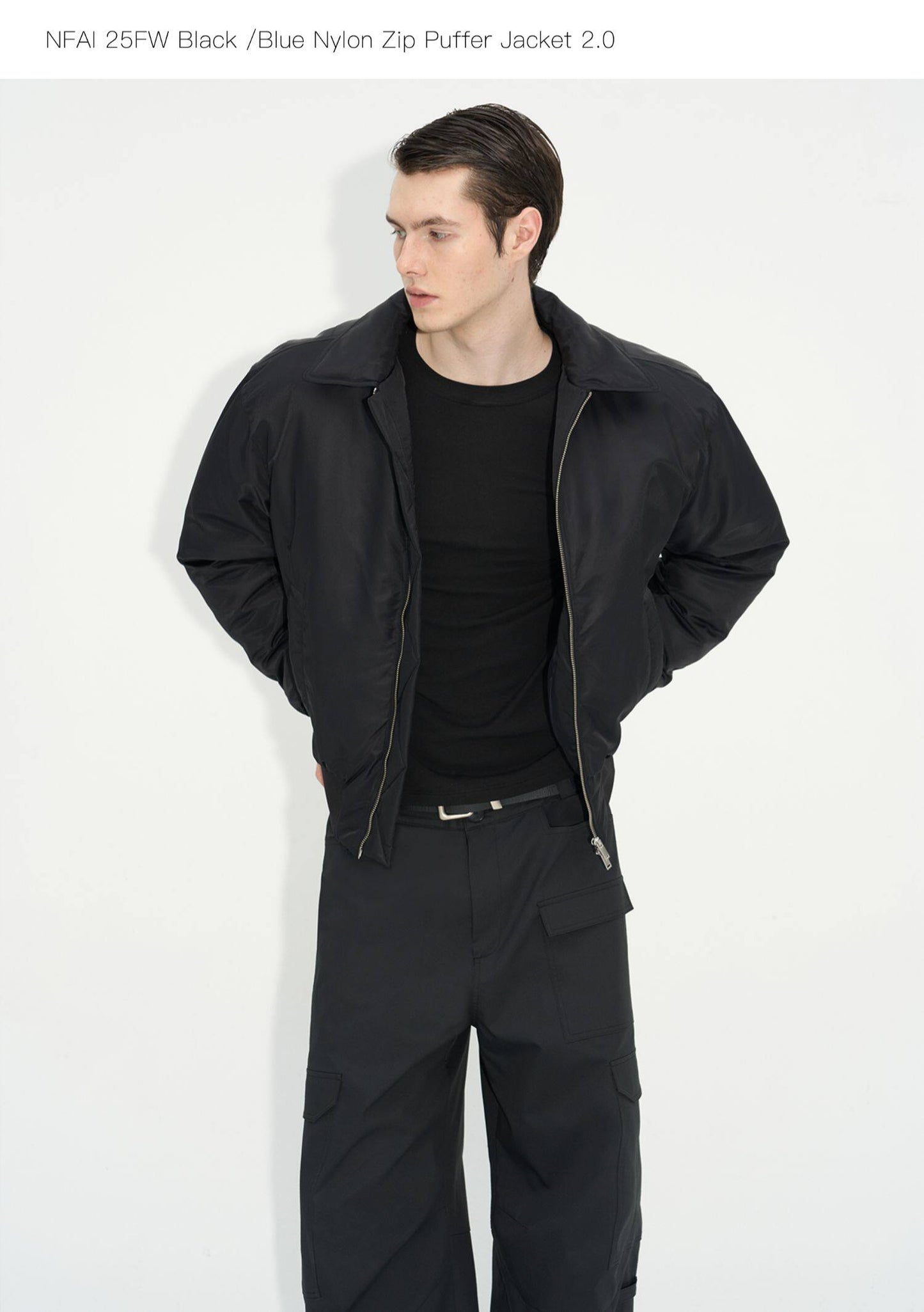 Collar-style cotton jacket