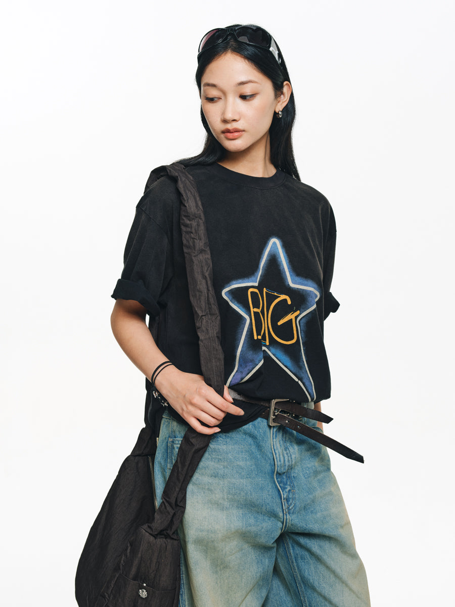 Big Star Print T-Shirt
