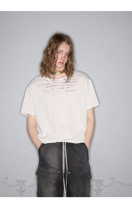 All Match Letter Print T-Shirt