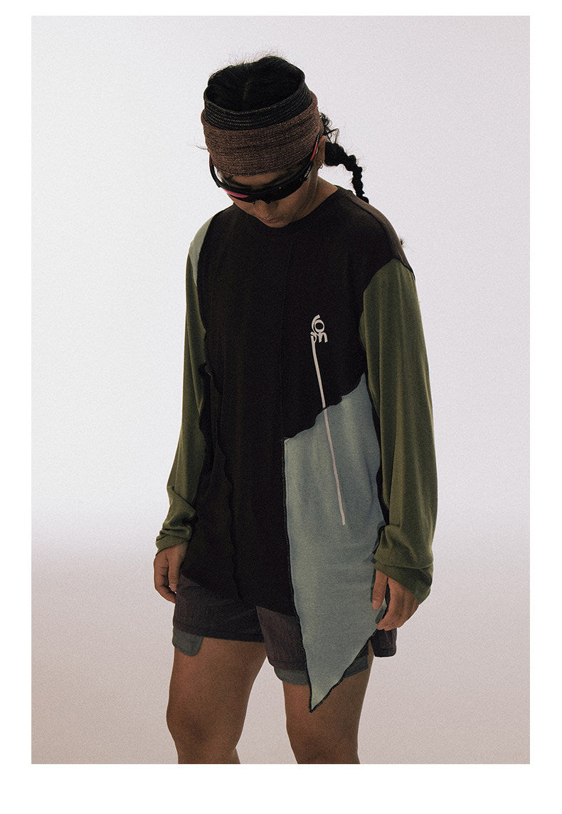 Flag-Print Running T-Shirt