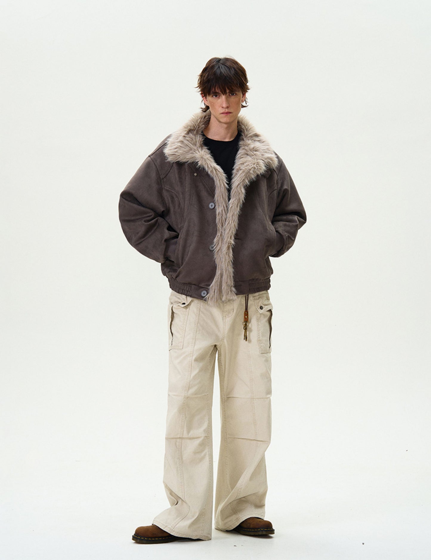 High-end fur collar jackets