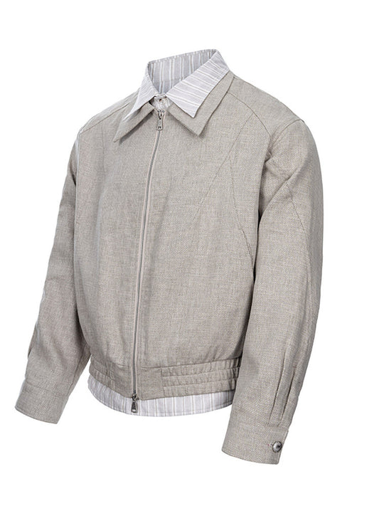 Linen Layered Jacket