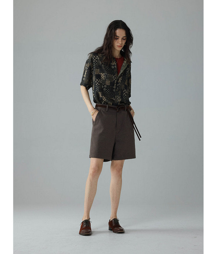 Vintage-style linen shirt