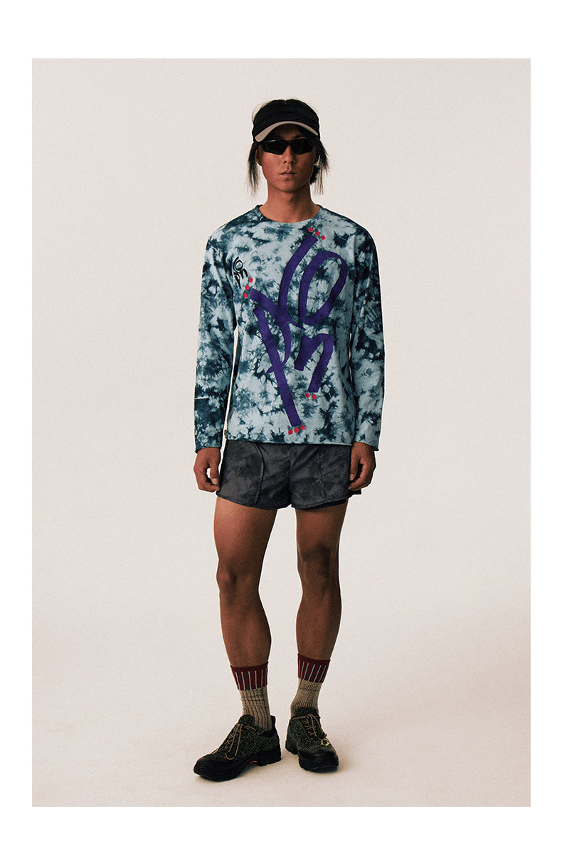 Graffiti Logo Tie-Dye T-Shirt