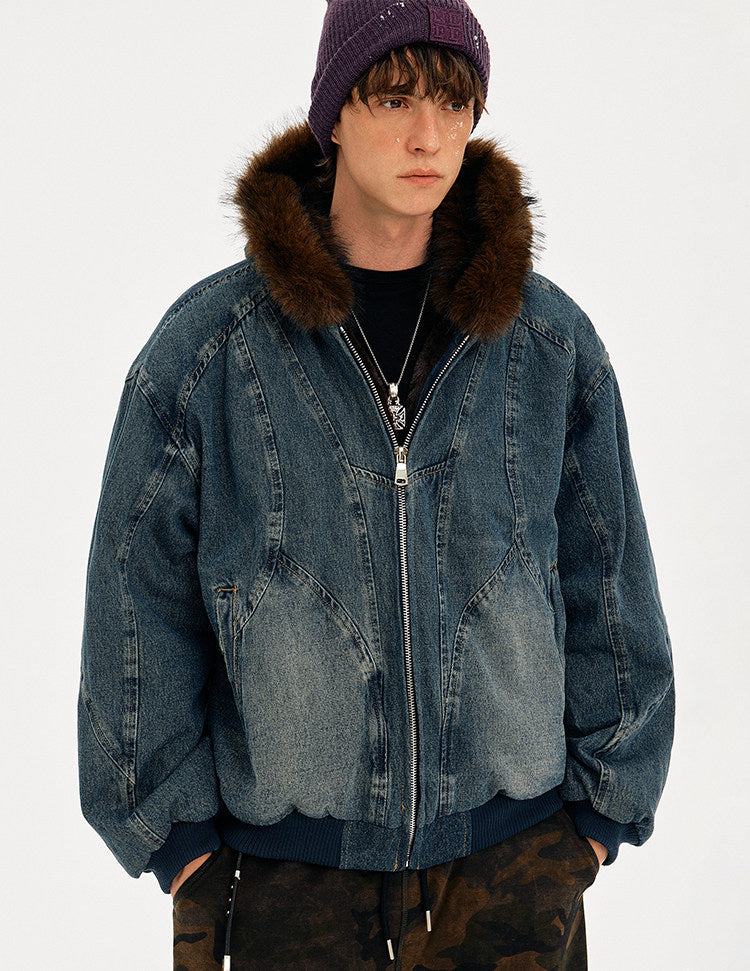 Streetwear Washed Denim Jacket