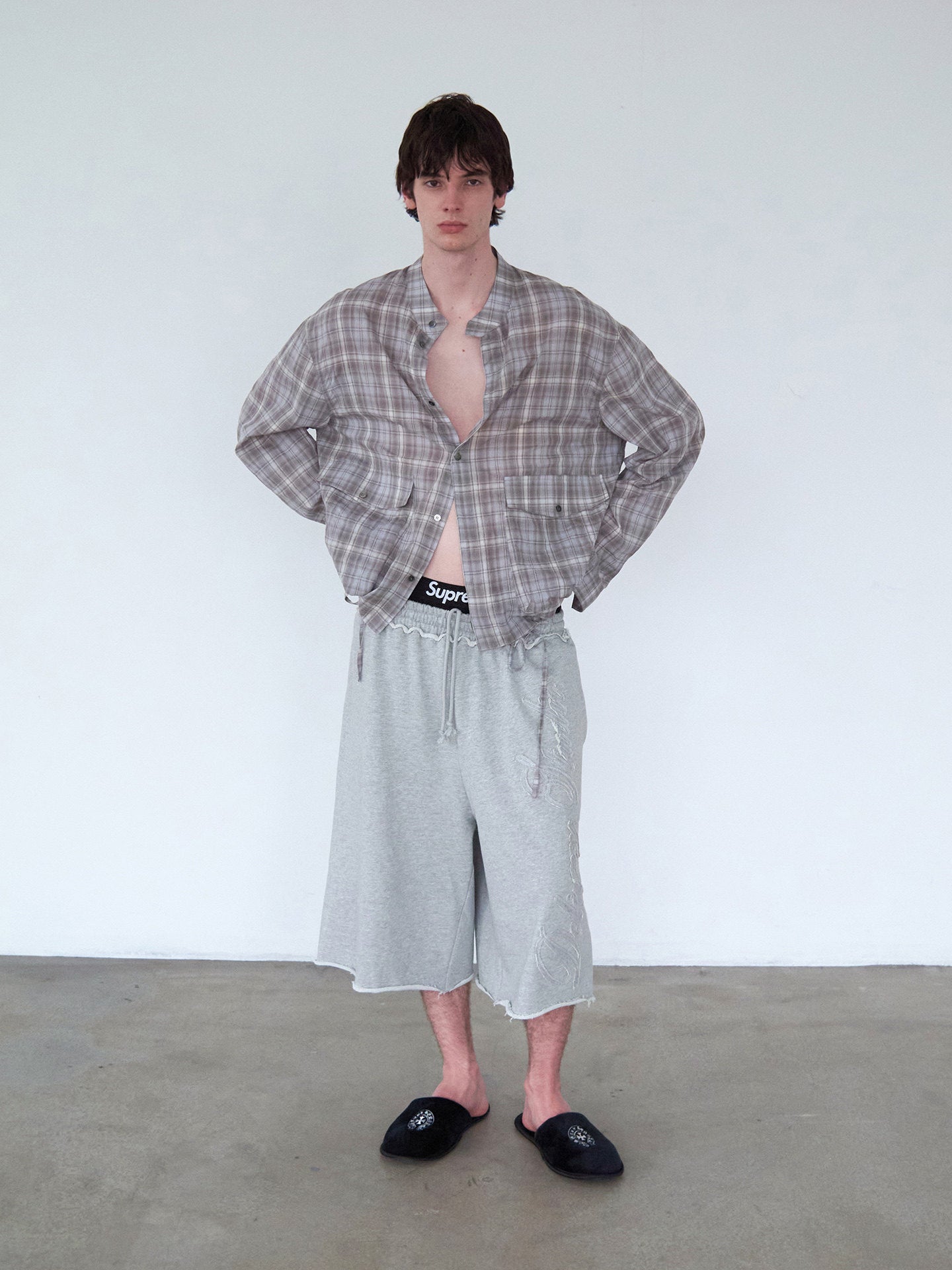 Slightly Sheer, Oversized Pocket Shirt