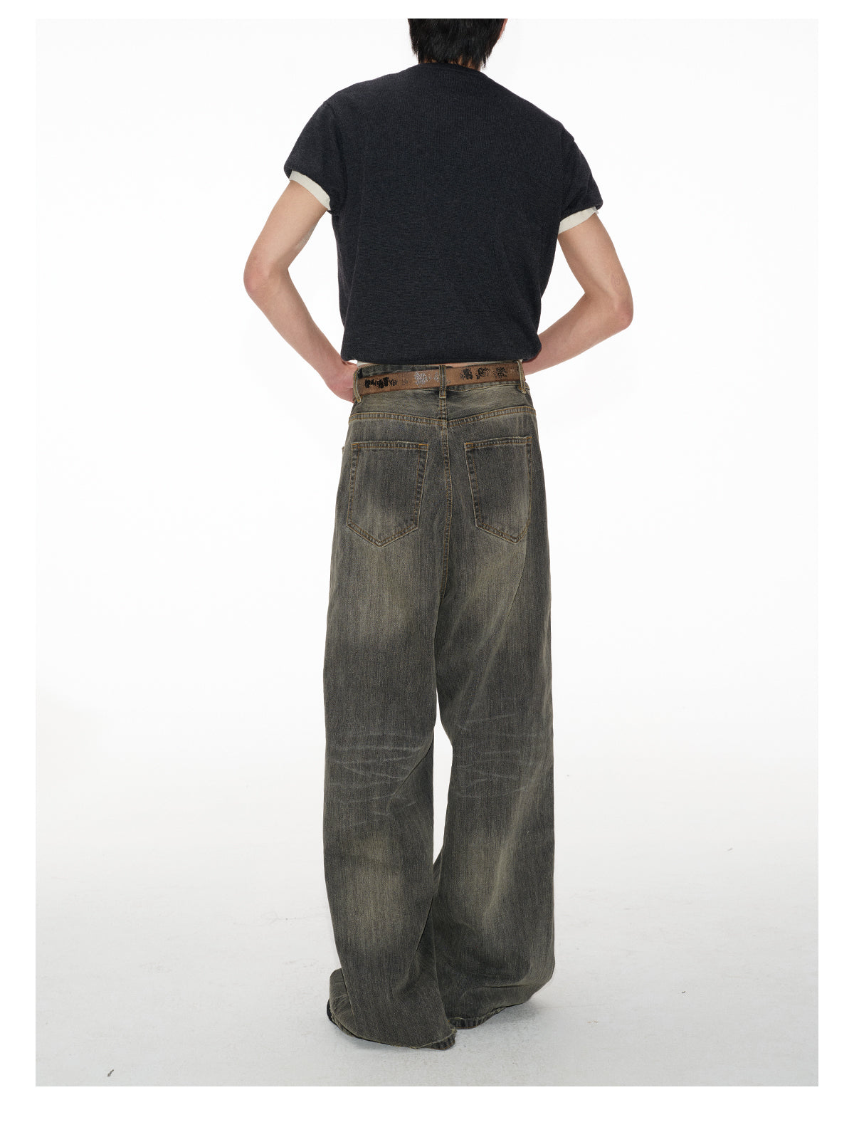 Bamboo Wide Leg Jeans