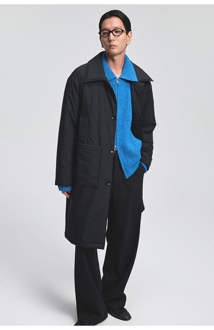 Cotton Blend Casual Straight-Leg Pants