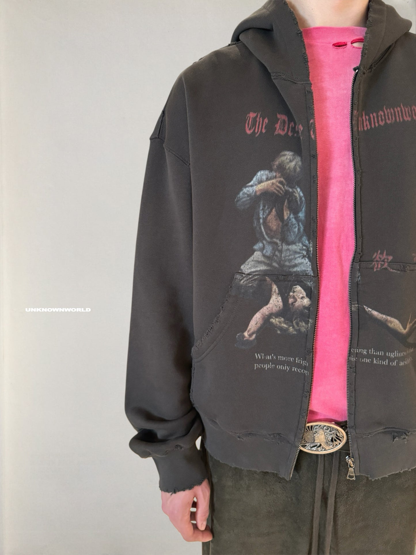 Zip-Up Hooded Sweatshirt