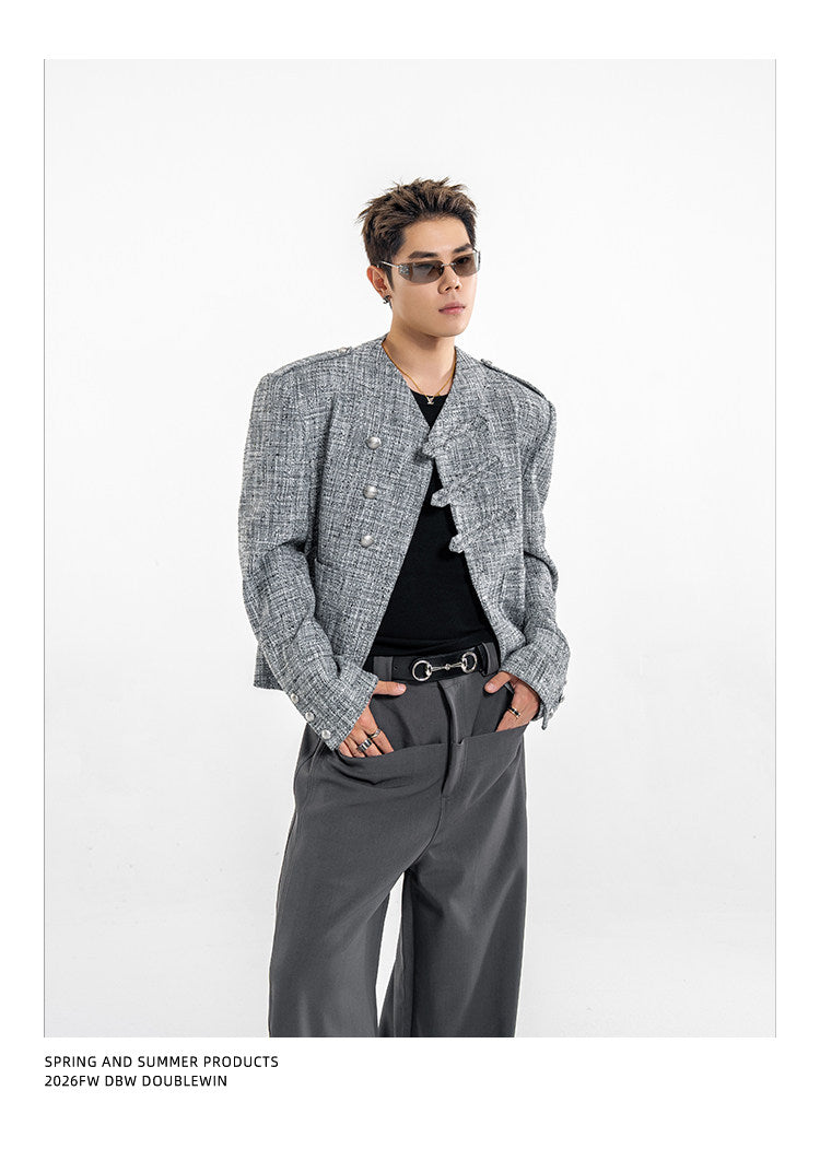 Vintage-Style Tweed Jacket